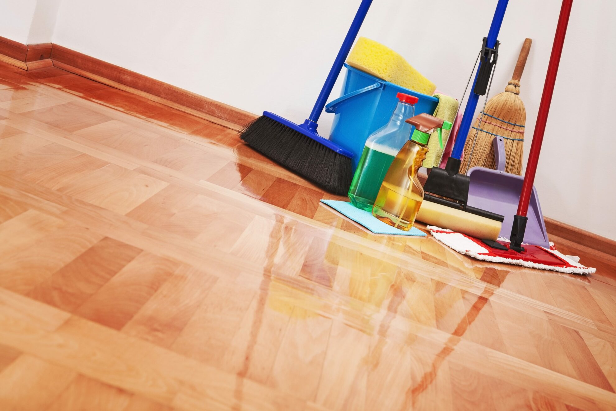 cleaning hardwood floors